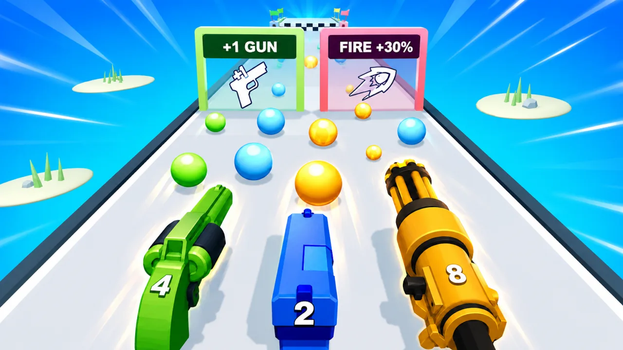 Gun Merge Evolution game artwork